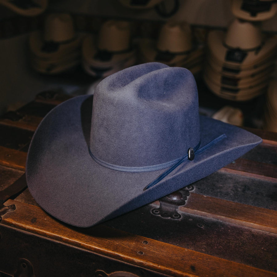 Sombrero Barba Norteña Texana Ganadero Plomo Lana 030