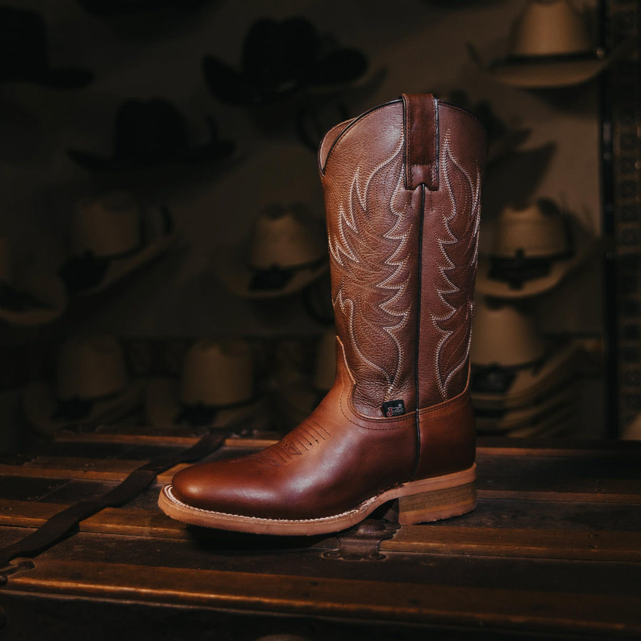 Bota Justin Premium Leon Rust Mujer 005