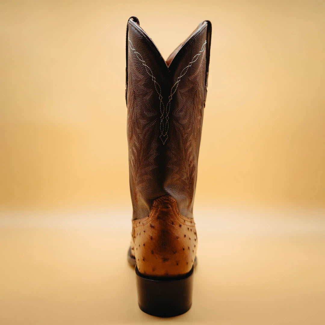 Bota Tony Lama Avestruz Brandy 006