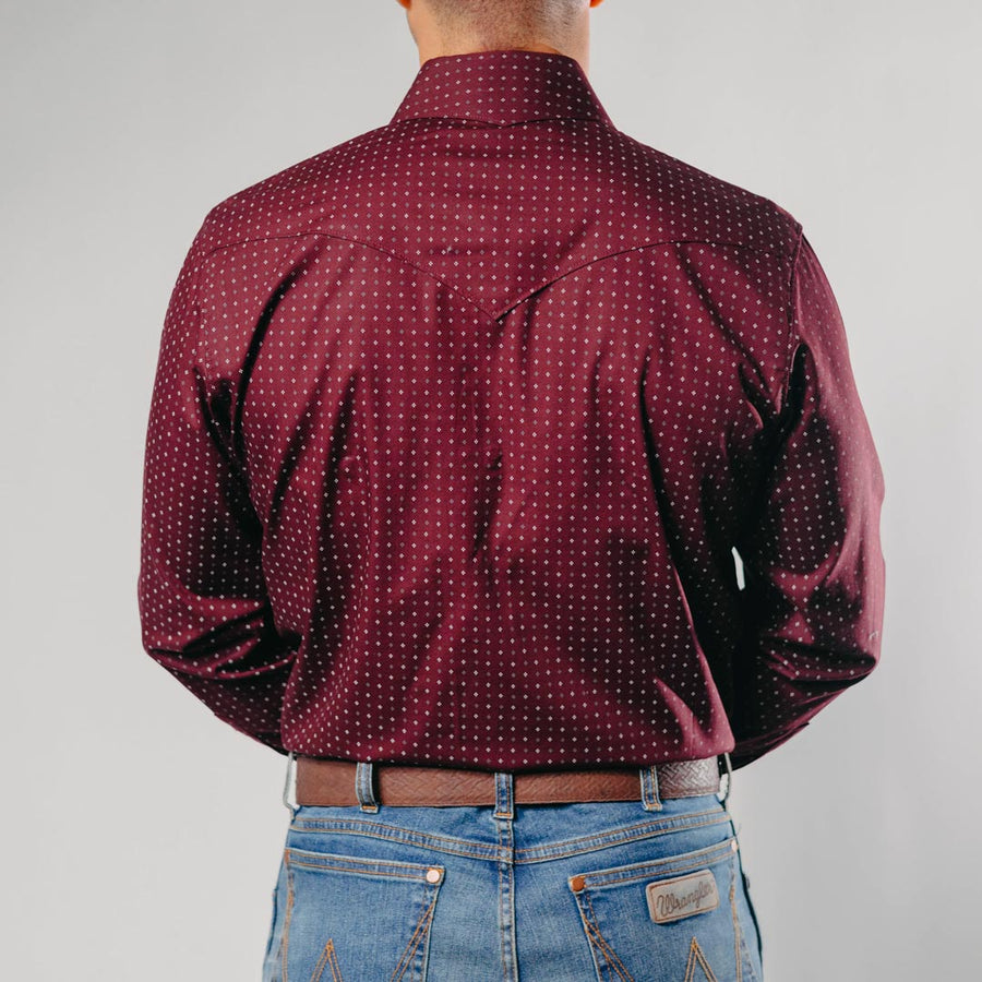 Camisa Cactus Estampada Vino 105