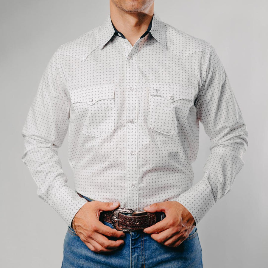 Camisa Cactus Estampada Blanco 106