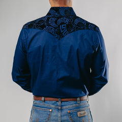 Camisa Cactus Est Azul Flock 108