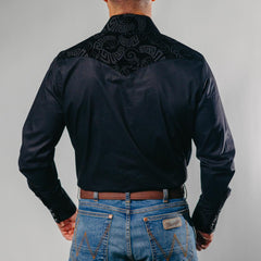 Camisa Cactus Est Negro Flock 107