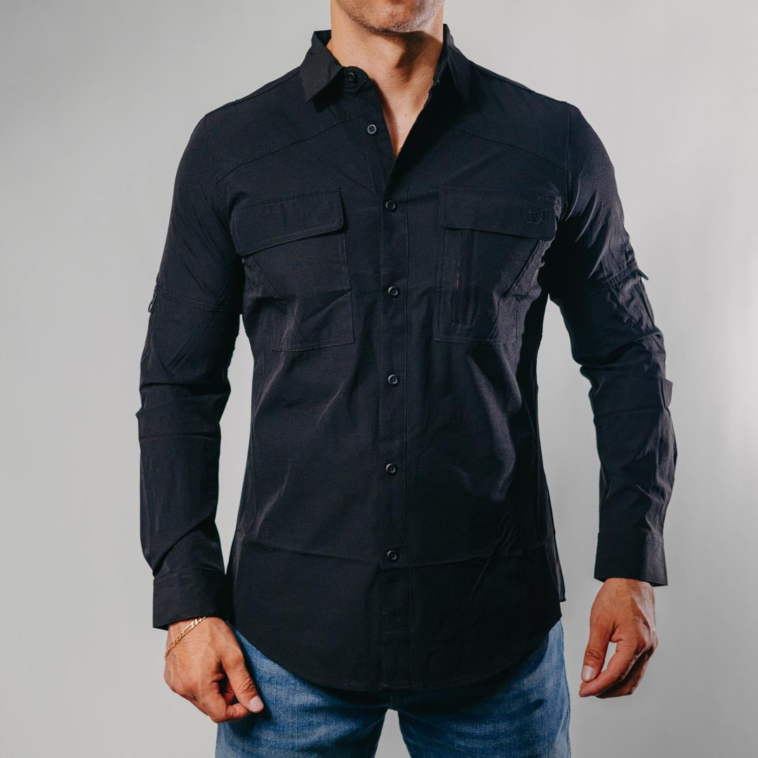 Camisa Platini Performance Negro 045