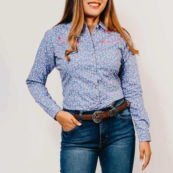Blusa Wrangler Estampada Lila 062