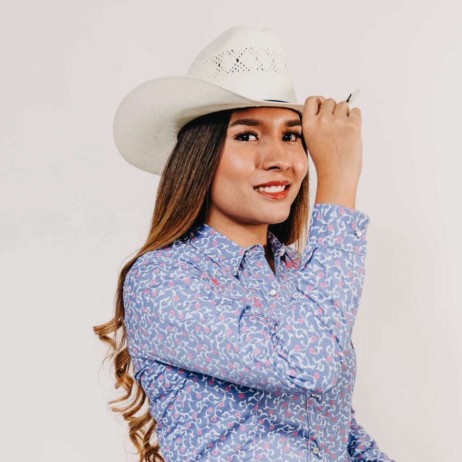 Blusa Wrangler Estampada Lila 062