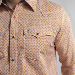 Camisa Cactus Est Coral/Amarillo 158