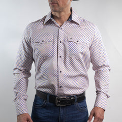 Camisa Cactus Est Beige/Azul Flor 159