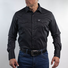 Camisa Cactus Lisa Negro 160