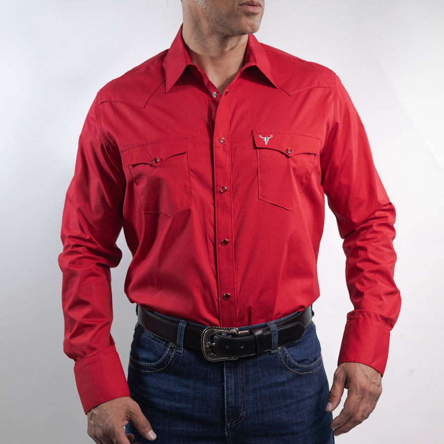 Camisa Cactus Lisa Rojo 161
