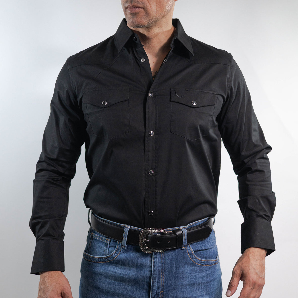 Camisa McAllen Lisa Negro 079