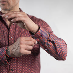 Camisa Longhorn Est Shedron/Azul 004