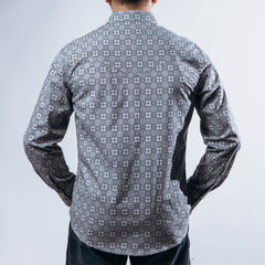 Camisa McAllen Est Mandala Gris/Blanco 048