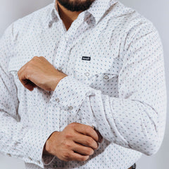 Camisa Wrangler Est Blanco/Puntos 222