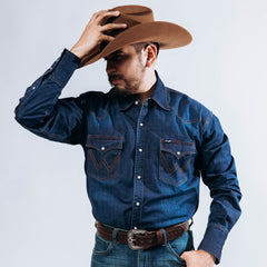 Camisa Wrangler Mezclilla Denim 003