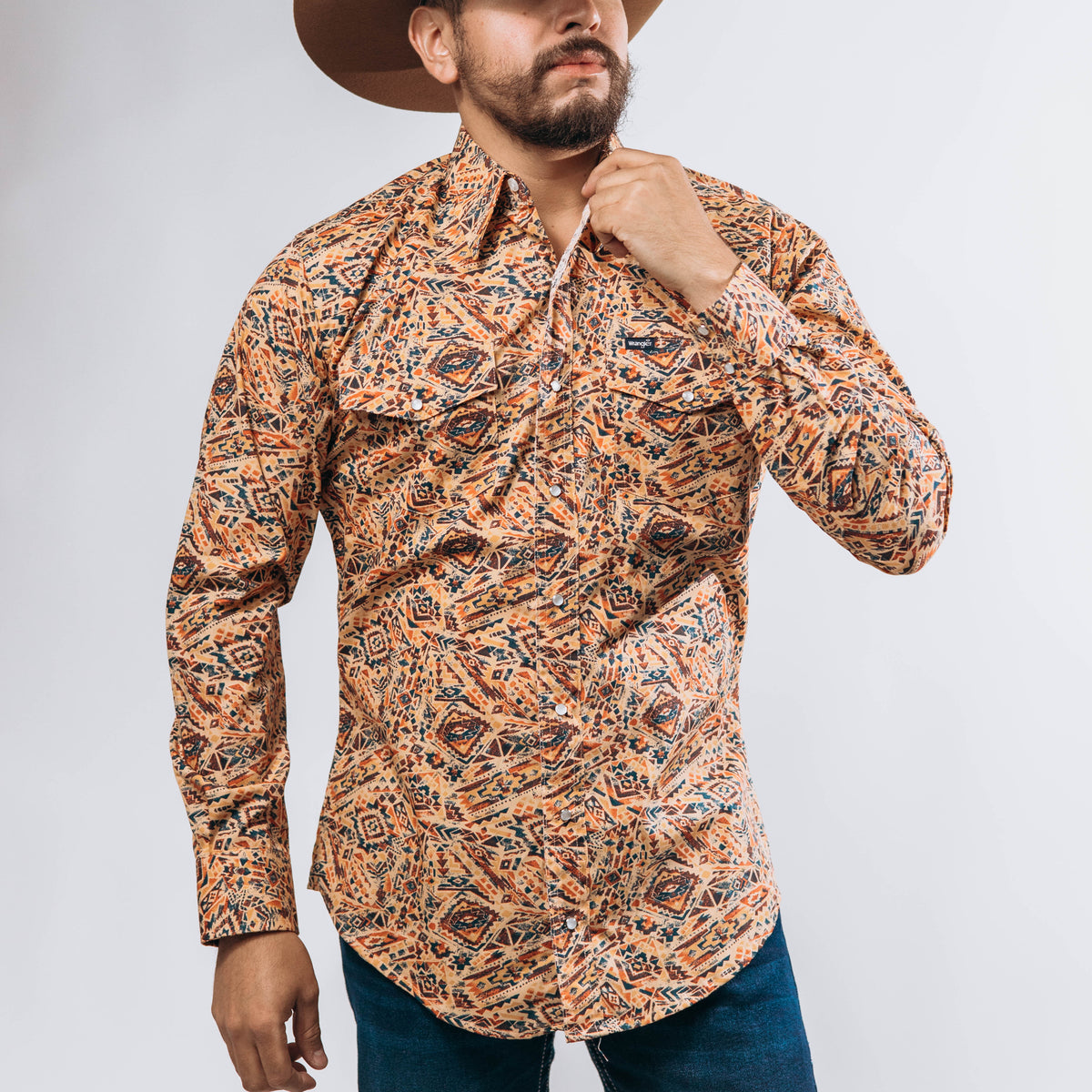 Camisa Wrangler Checotah Melon 218