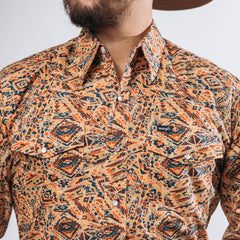 Camisa Wrangler Checotah Melon 218