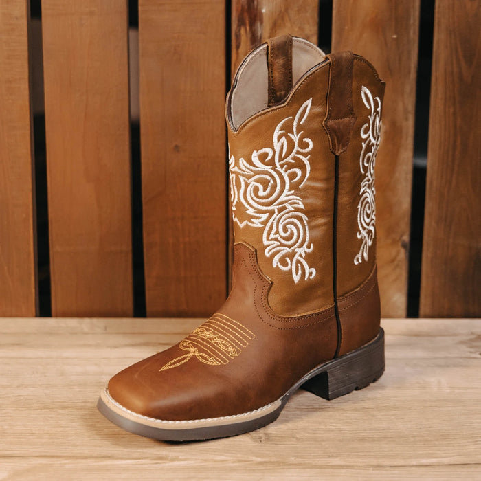 Bota Richard West Juvenil Crazy Tan 004