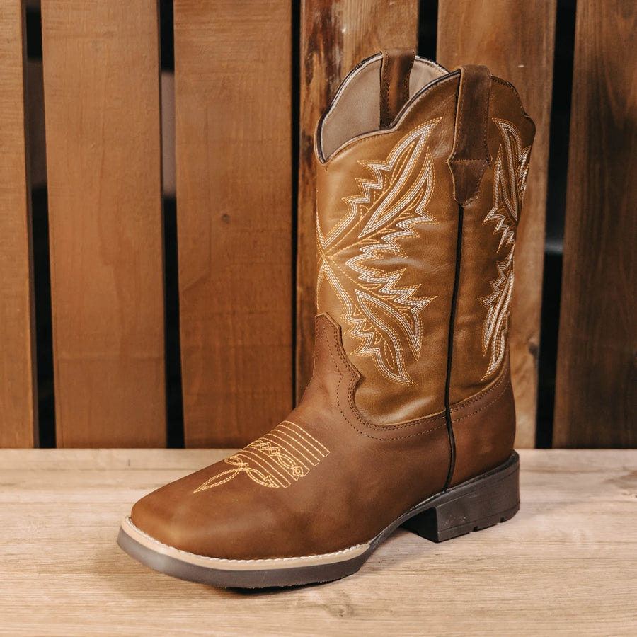 Bota Richard West Juvenil Crazy Tan 003