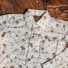 Camisa Rodeo West KID Est Navajo Beige 013