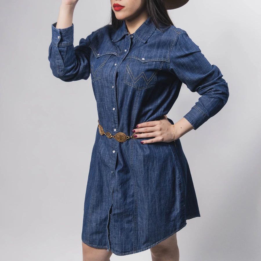 Vestido Wrangler Mezclilla Liso 078