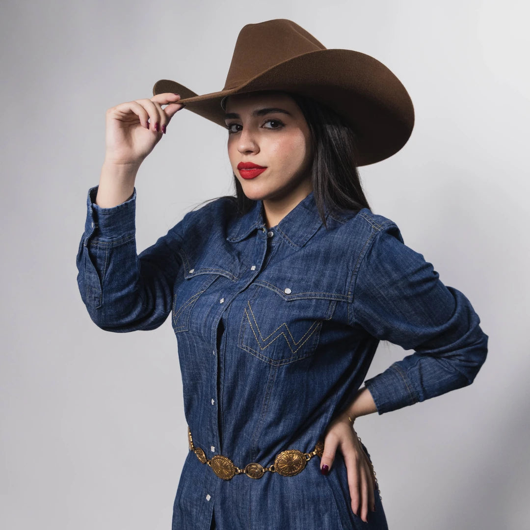 Vestido Wrangler Mezclilla Liso 078