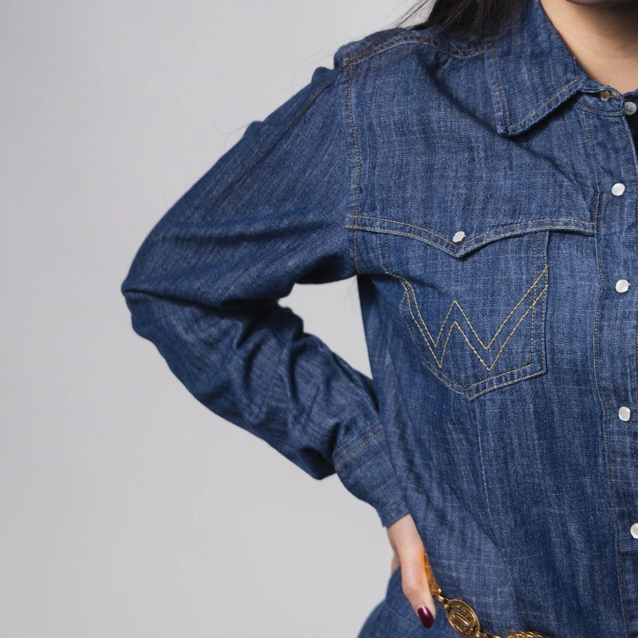 Vestido Wrangler Mezclilla Liso 078