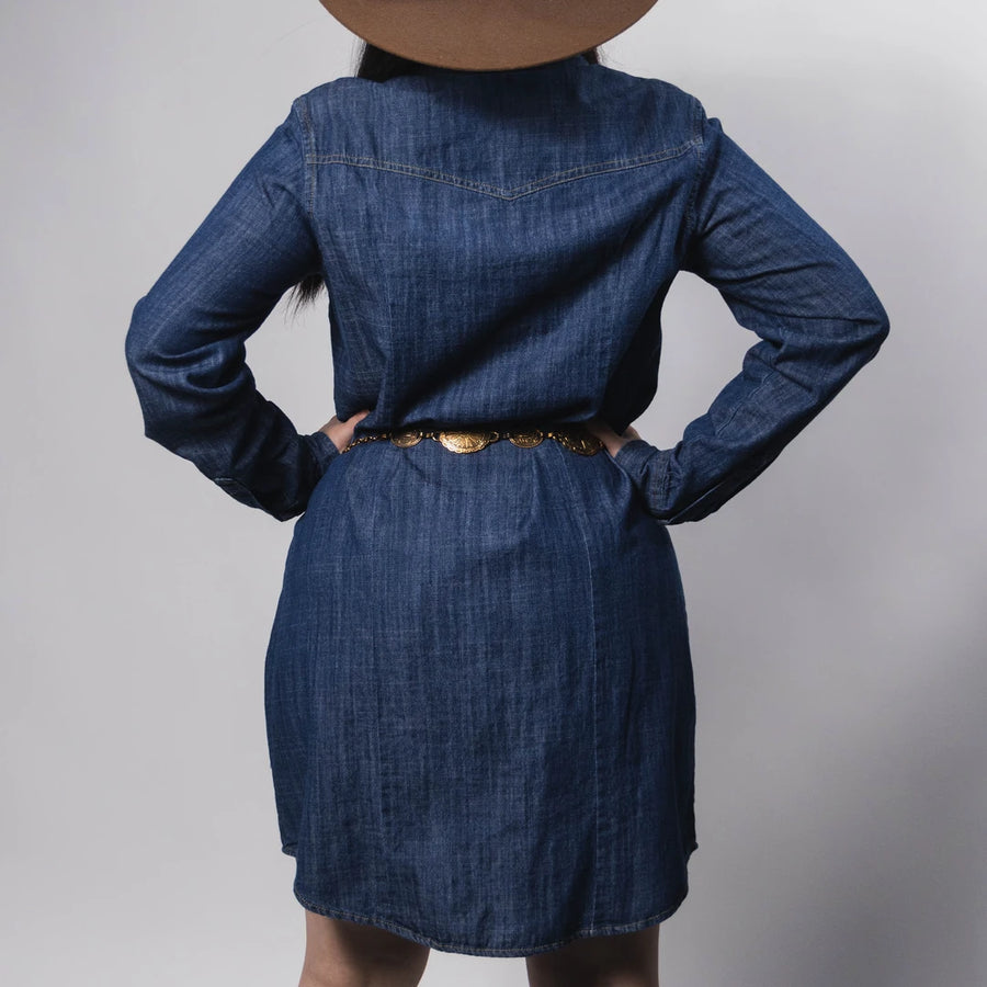Vestido Wrangler Mezclilla Liso 078