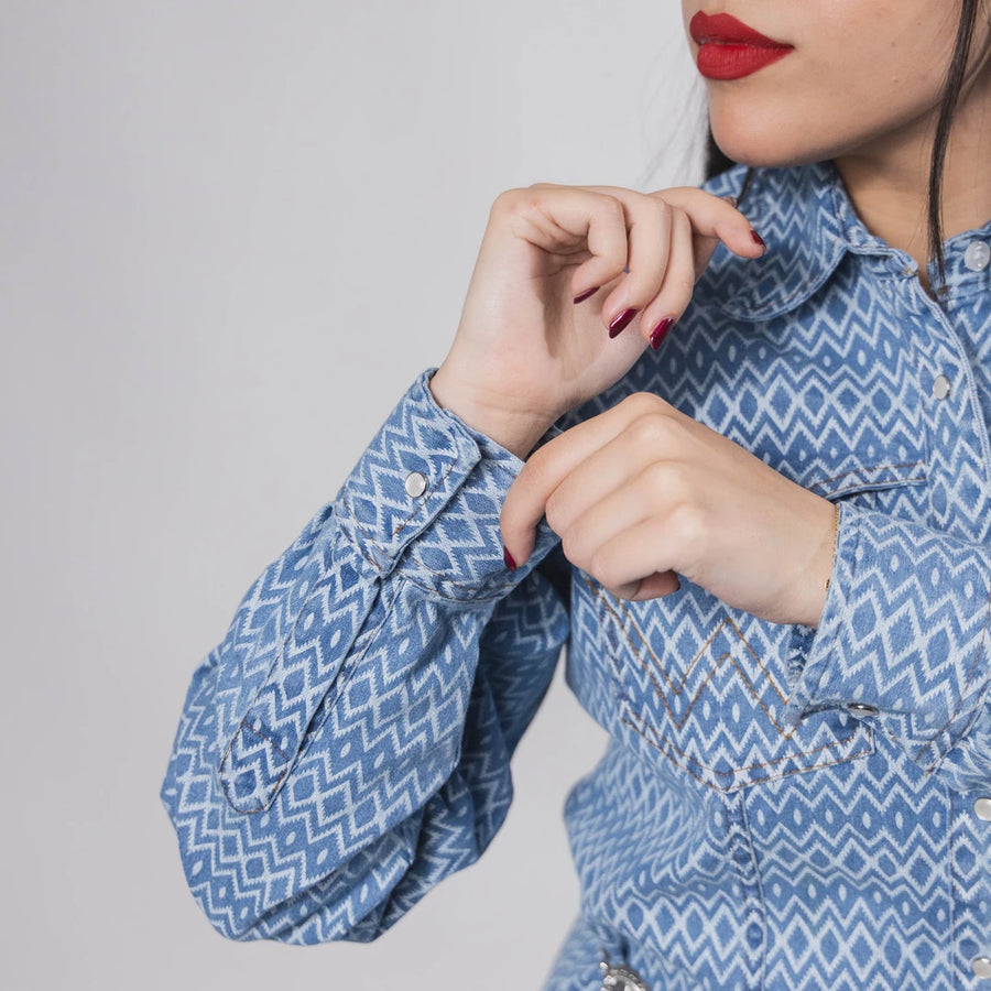 Vestido Wrangler Mezclilla Checotah 079