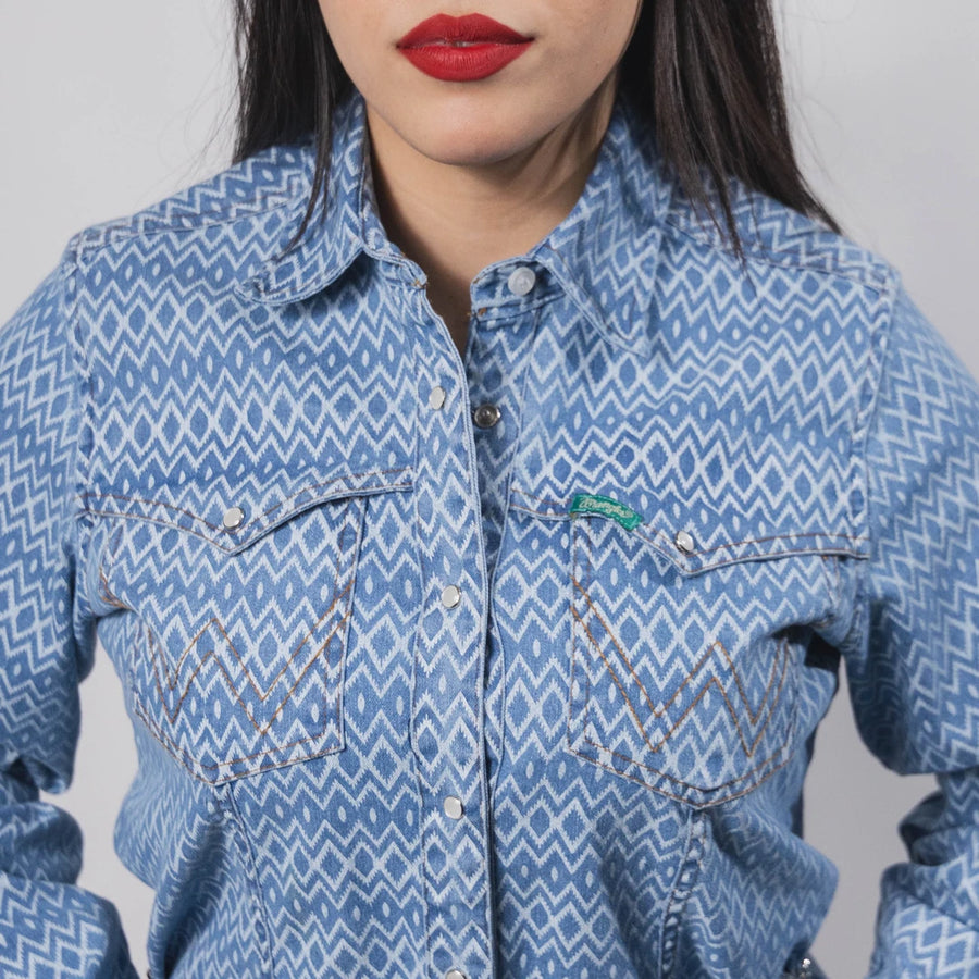 Vestido Wrangler Mezclilla Checotah 079