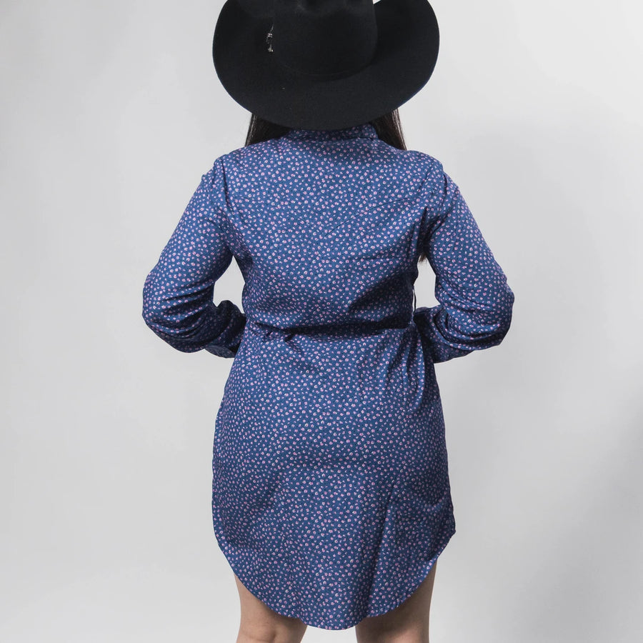 Vestido Wrangler Estampada Flores 080