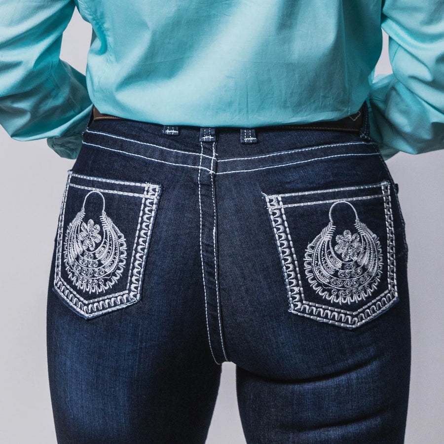 Pantalón M-Cowboy Cintura Alta Arracada St 005