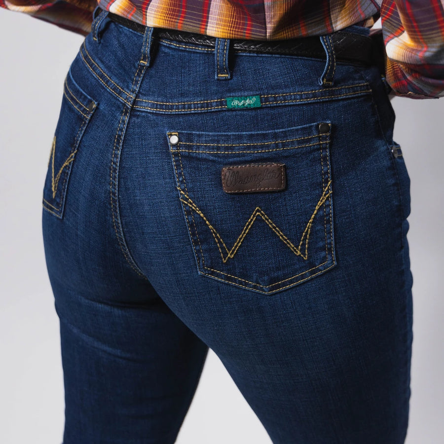 Pantalon Wrangler Cintura Alta Retro 080