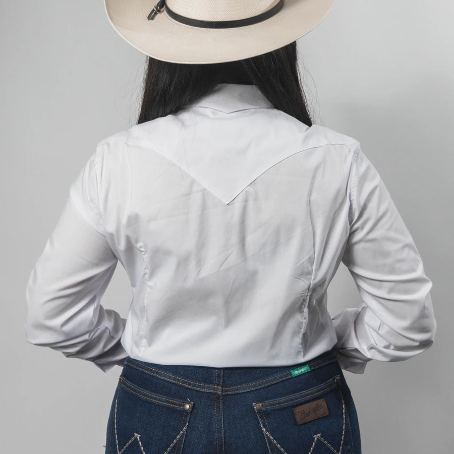 Blusa Rodeo West Lisa Blanca 017