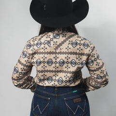 Blusa Rodeo West Est Navajo Beige 019