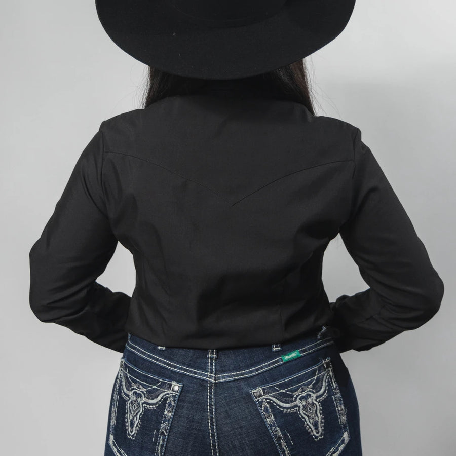 Blusa Doble Erre Lisa Negro 003