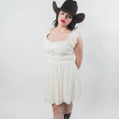 Vestido Rock&Roll Liso Blanco 019
