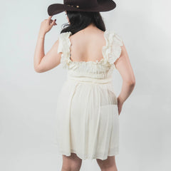 Vestido Rock&Roll Liso Blanco 019