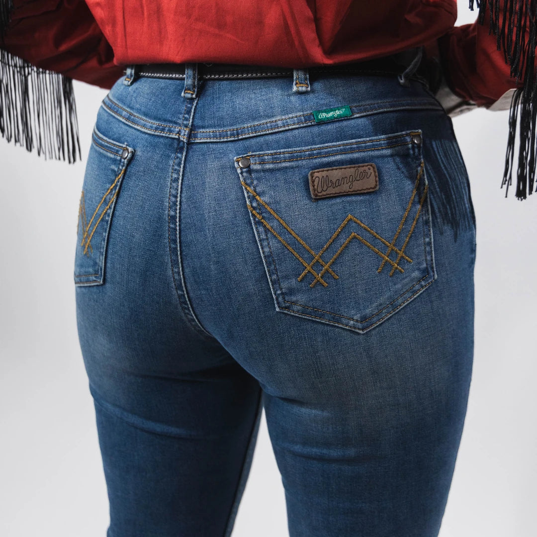 Pantalon Wrangler Cintura Alta Flare 083