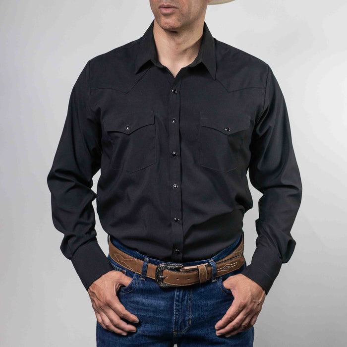 Camisa Custer Lisa Performance Negro