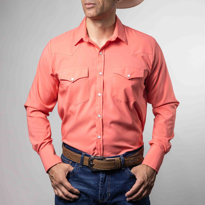 Camisa Custer Lisa Performance Coral