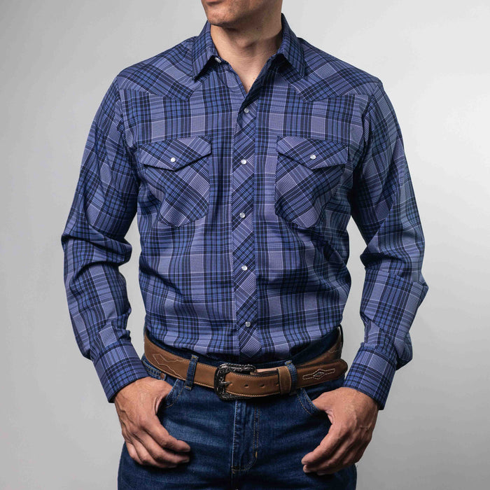 Camisa Hannover Cuadros Ch Ng/Az/Bc