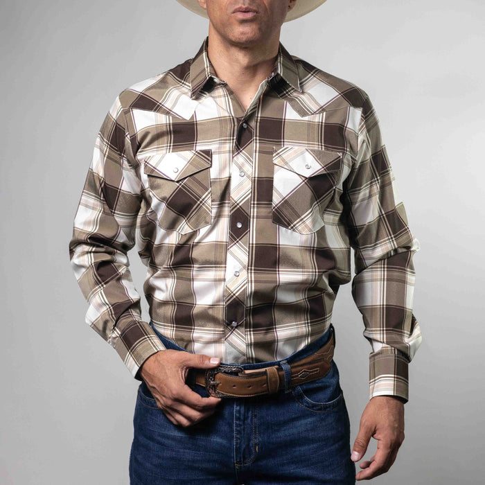 Camisa Hannover Cuadros Verd/Blanco
