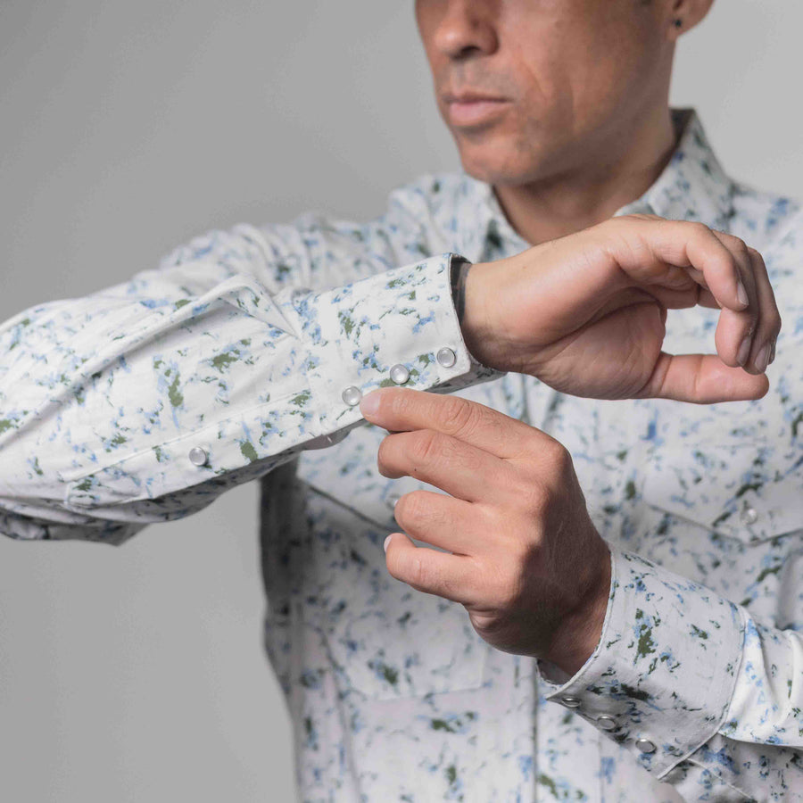 Camisa Hannover Estampada Blanco