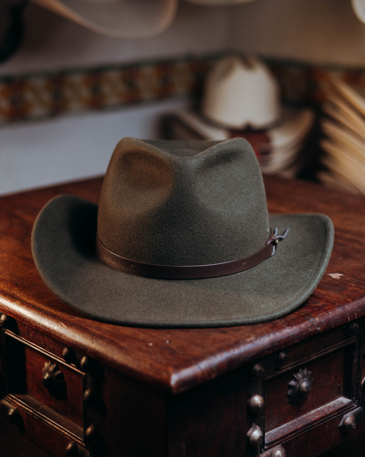 Sombrero Deldhy Lana Verde 013