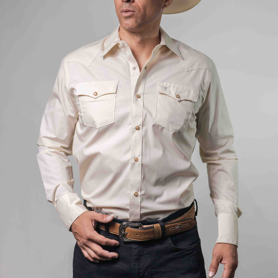 Camisa Cactus Lisa Hueso 115
