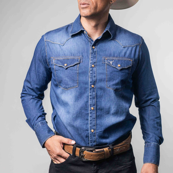 Camisa Cactus Mezc Buckle Deslv