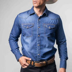 CAMISA CACTUS MEZC BUCKLE DESLV