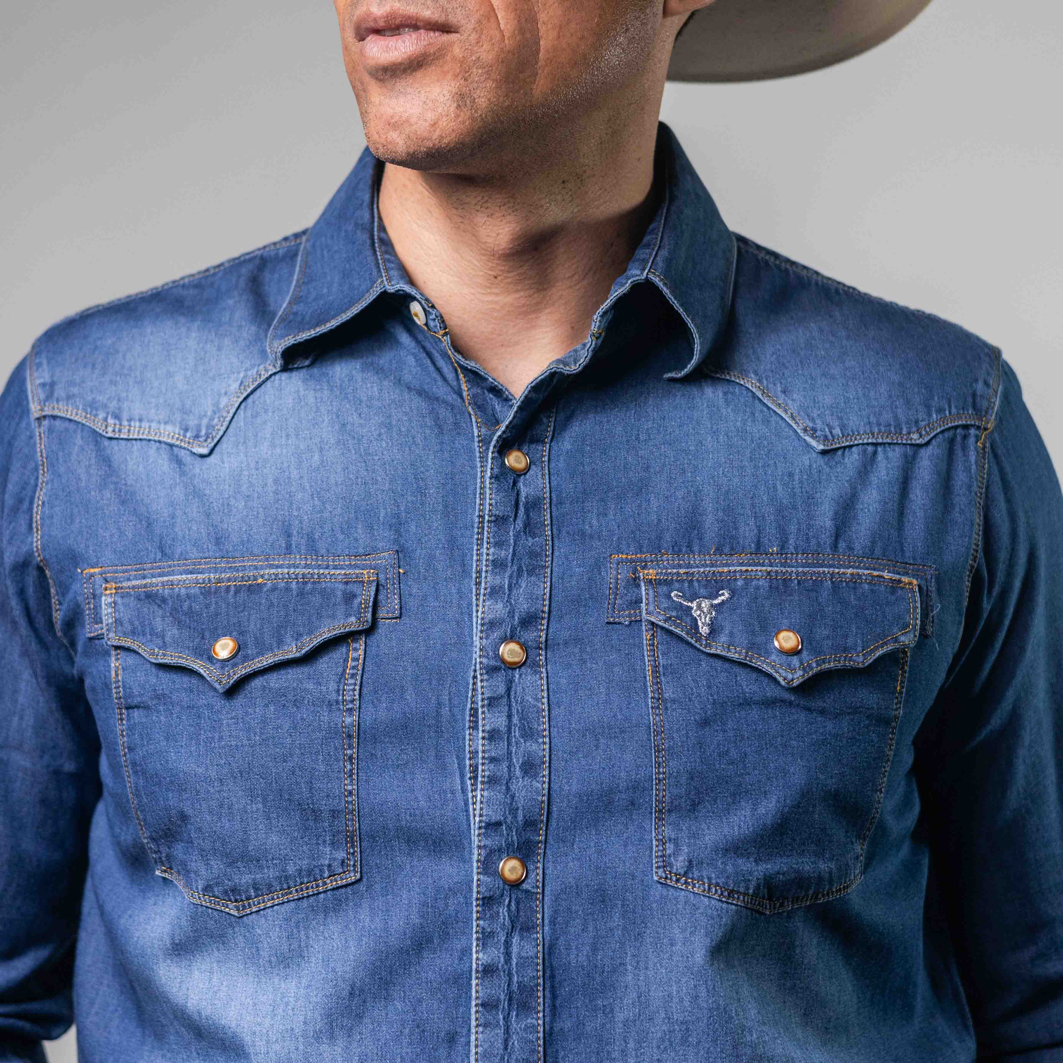 CAMISA CACTUS MEZC BUCKLE DESLV