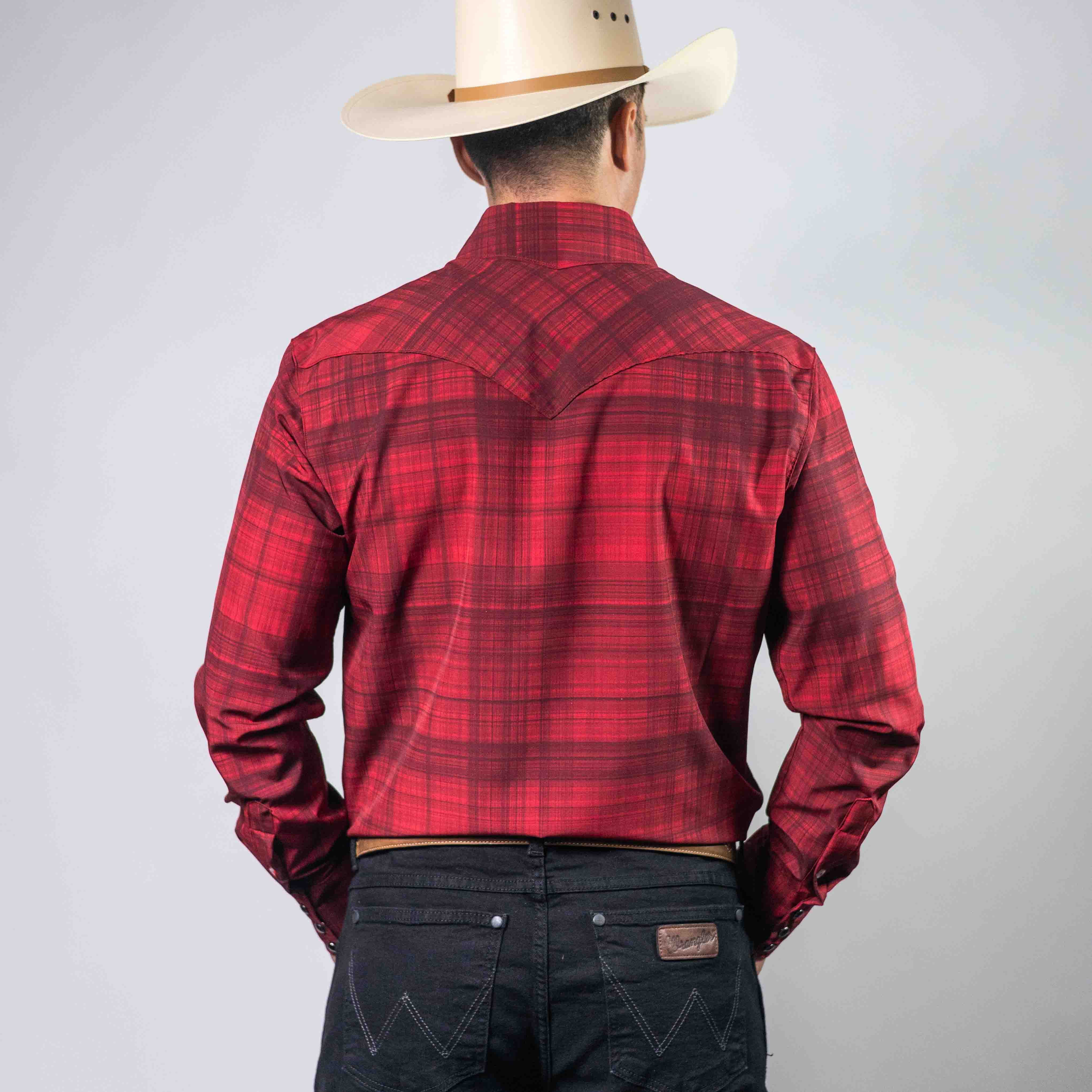 CAMISA CACTUS CUA ROJO/NEGRO
